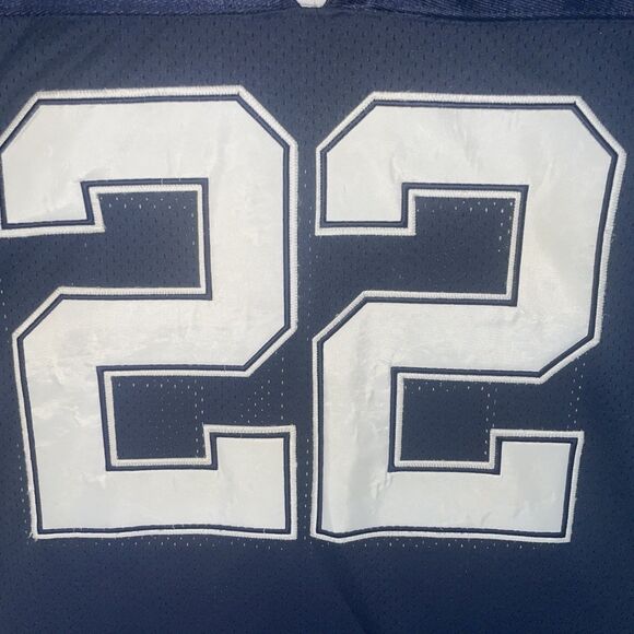 VTG Players of The Century Sewn Jersey Emmitt Smith #22 Cowboys Mens 2XL 52 Blue - Picture 9 of 9